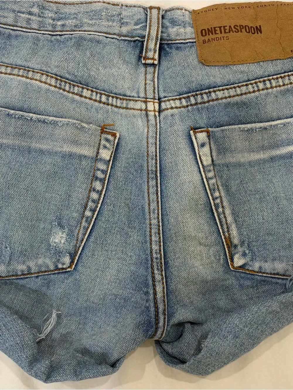 Light Denim Shorts